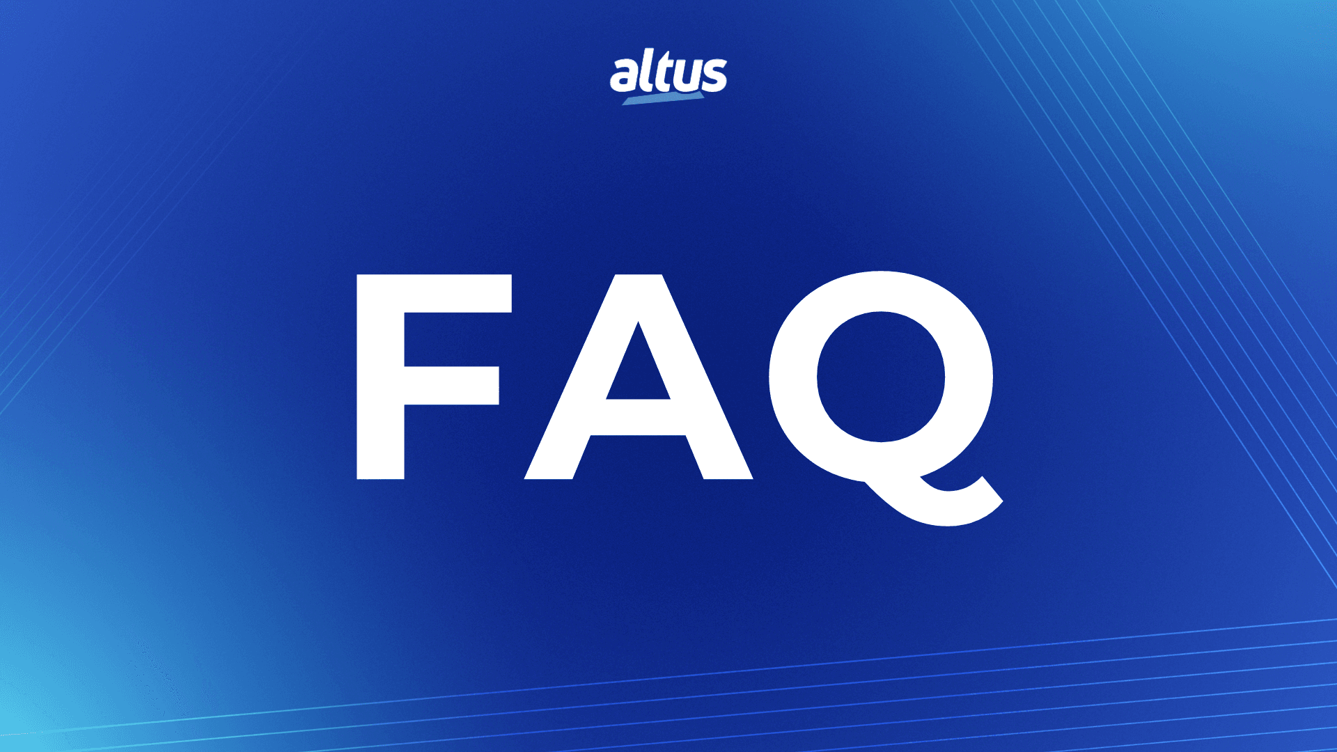 Altus Training Center: Frequently Asked Questions