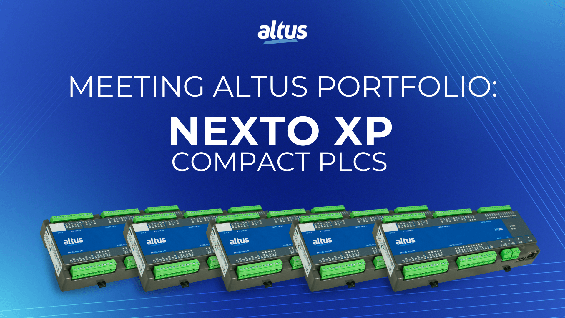 Meeting Altus Portfolio: Nexto XP Compact PLCs